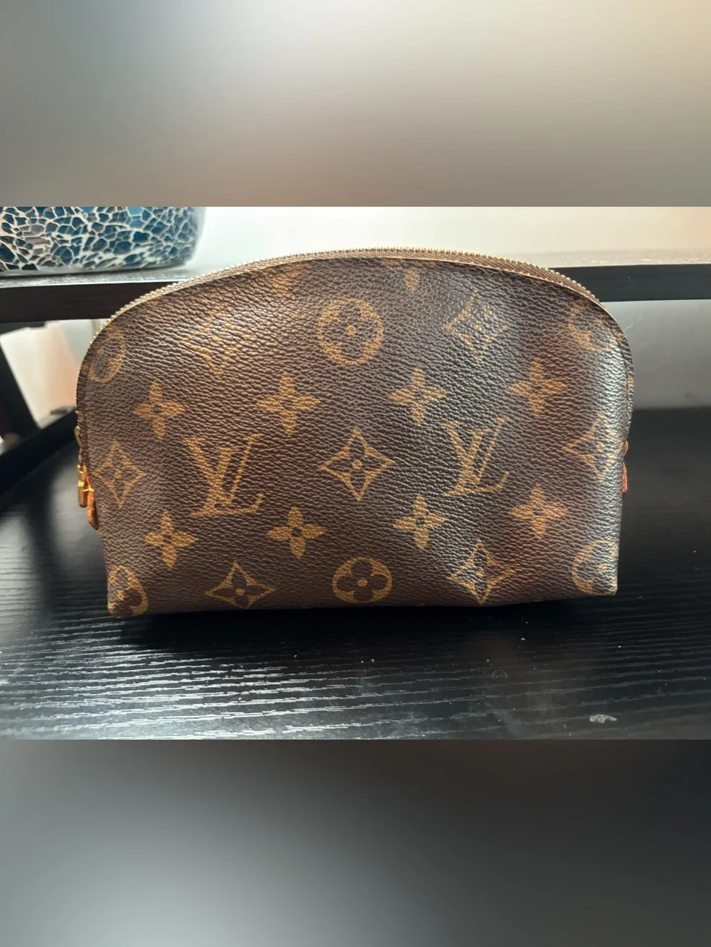 Authentic Louis Vuitton Monogram Cosmetic Pouch-PM